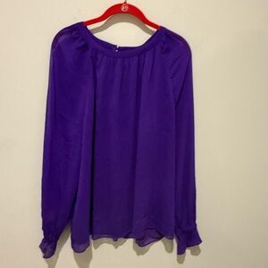 Ann Taylor Deep Purple Blouse